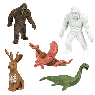 bigfoot toys yeti loch ness monster