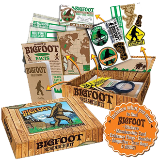 bigfoot toys sasquatch research kit
