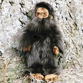 stuffed bigfoot doll