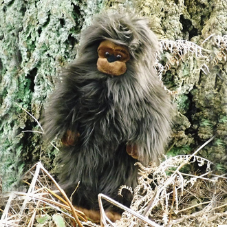 stuffed bigfoot doll