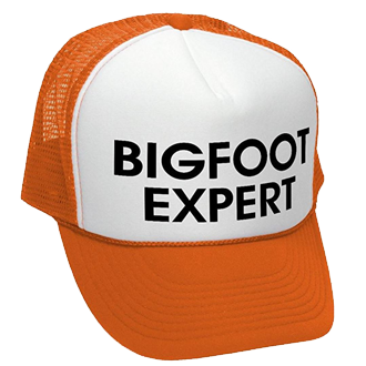 Bigfoot Funny Back to School Unisex Sandwich Cap Adjustable Hats