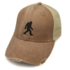 bigfoot hat distressed brown