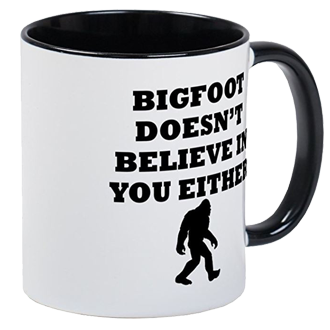 Bigfoot mugs silhouette
